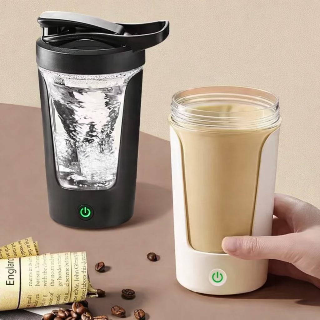 Botella agitadora electrónica portátil