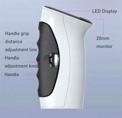 Empuñaduras de mano dinamómetro